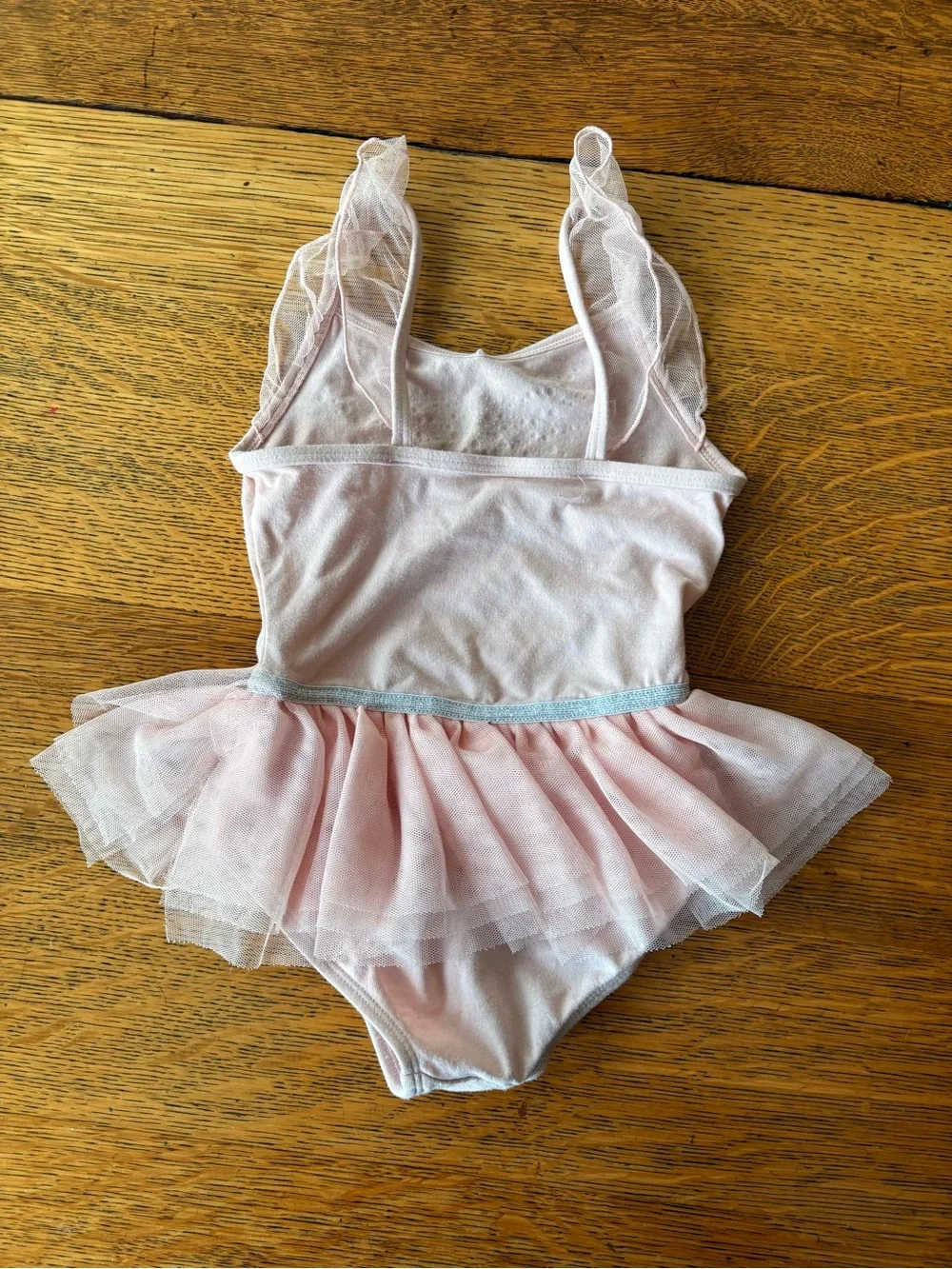 More Than Magic Pink Tulle Ballet Leotard with Rhinestones